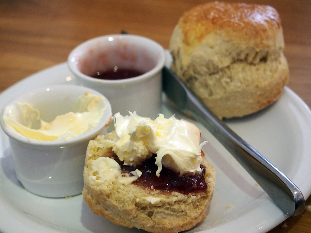 Sainsburys Truro has apologised after their advert showed a scone with jam on top of cream