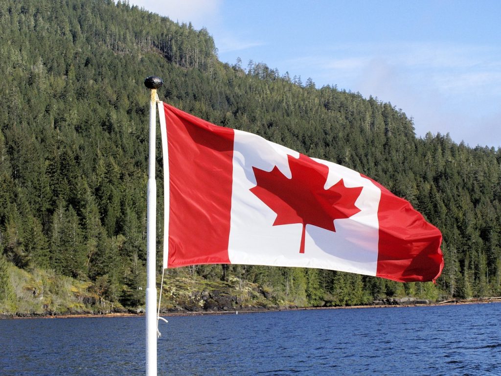 Canada election - Canadian flag