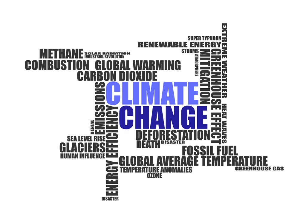 Climate change pledge and environmental issues